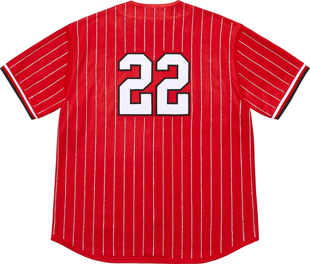 Rhinestone Stripe Baseball Jersey view 6